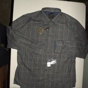 NEW WITH TAGS $119.50 JOS A BANK SHIRT 2XL TALL CASMERE AND COTTON T206